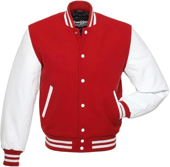 Wool and Vinyl (Faux Leather) Varsity Jackets