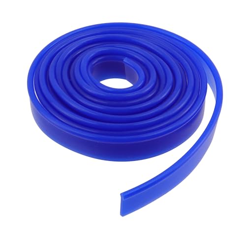 Oedema Shower Bottom Waterproof Door Rubber Seal 118 Inch Long Silicone Door Seal Strip for Shower Door Replacement Parts, Blue