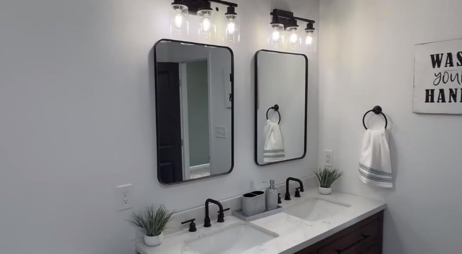 Matte Black Stainless Steel Wall Mounted Towel Ring Set