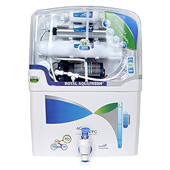 ROYAL AQUAFRESH NYC RO + UV + UF + TDS 15 L Water Filter (Green)