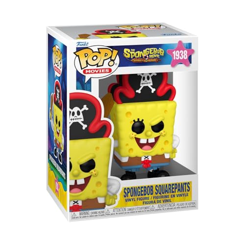 Funko Pop! Movies: The SpongeBob Movie - SpongeBob SquarePants - Figura in Vinile da Collezione - Idea Regalo - Merchandising Ufficiale - Giocattoli per Bambini e Adulti - Cartoon Fans
