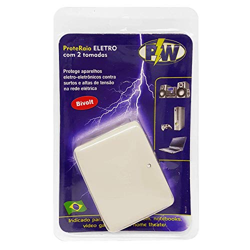 Protetor De Raio Para Eletrônicos 2 Tomadas 20A Bivolt Pw