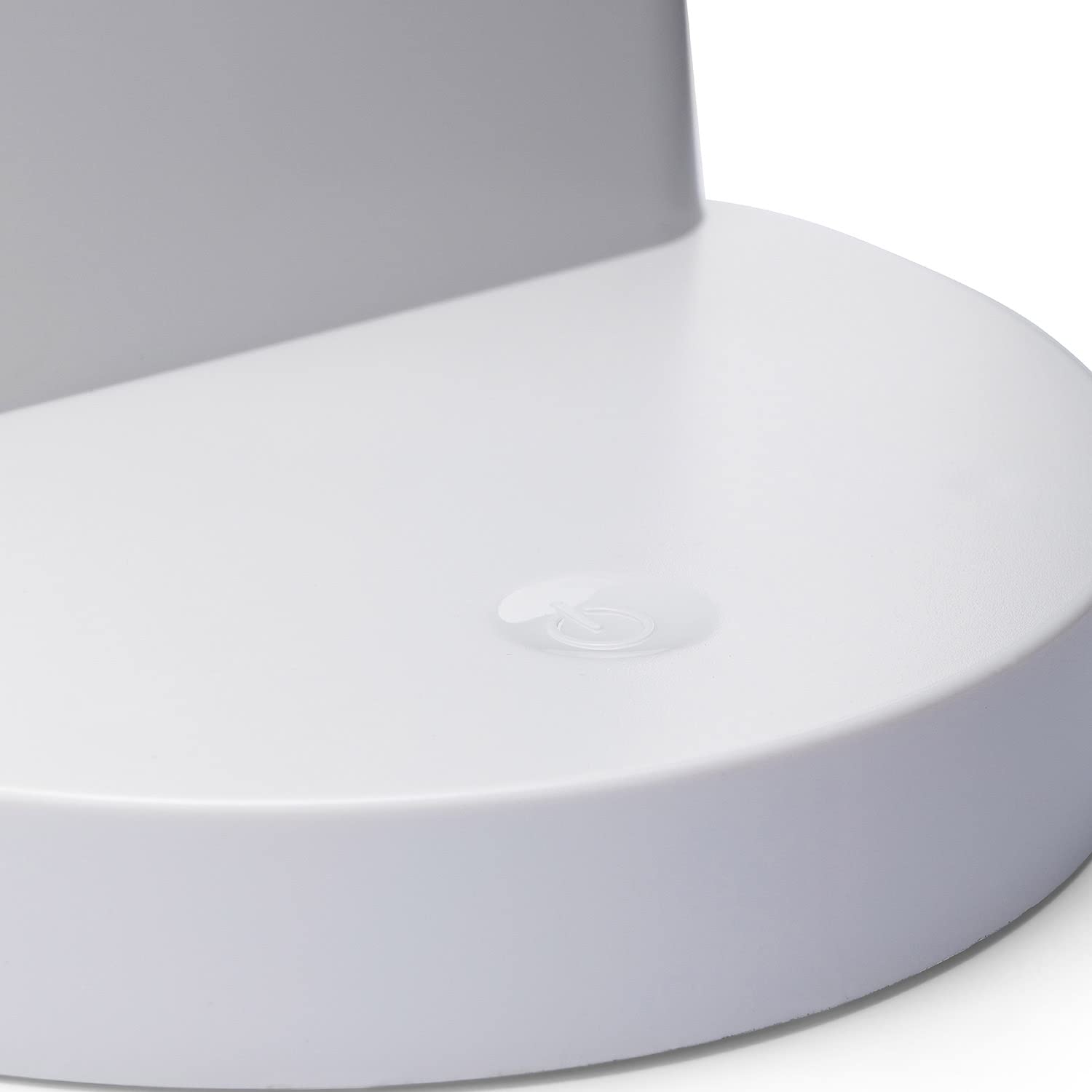 Velamp Lampe de bureau LED 7 W avec interrupteur tactile et porte-stylos. Blanc