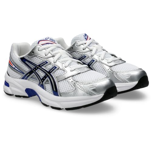 ASICS Kid's GEL-1130 Grade School Sportstyle Shoes, 7, White/Prussian Blue2