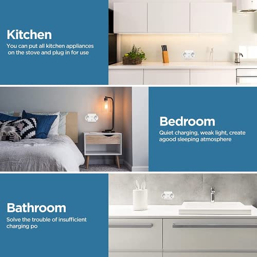 Presa Tripla Multipla Salvaspazio USB HOVNEE Prese...