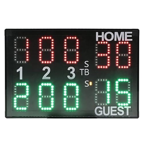Marcador digital para baloncesto con control remoto miniatura 1