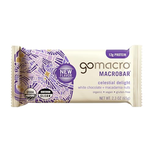 Gomacro Organic Macrobar White Chocolate And Macadamia