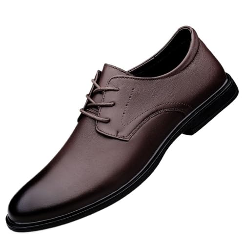 Stylish Leather Lace Up Oxford Shoes for Men Ideal for Business and Formal Occasions