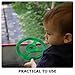 Garneck Green Toy Car Replacement Steering Wheel - 6.49 Inch Portable Plastic Steering Wheel for Kids Bumper Cars Playsets Treehouses and Jungle Gyms