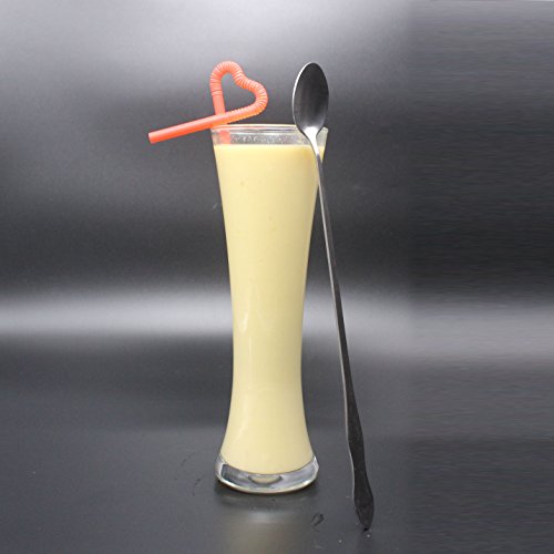 Zicome 10-1/2 Inch Long Handle Stirring Mixing Spoon For Cocktail Ice Coffee Tea Drinks, Stainless Steel, Set Of 8 #TOP4