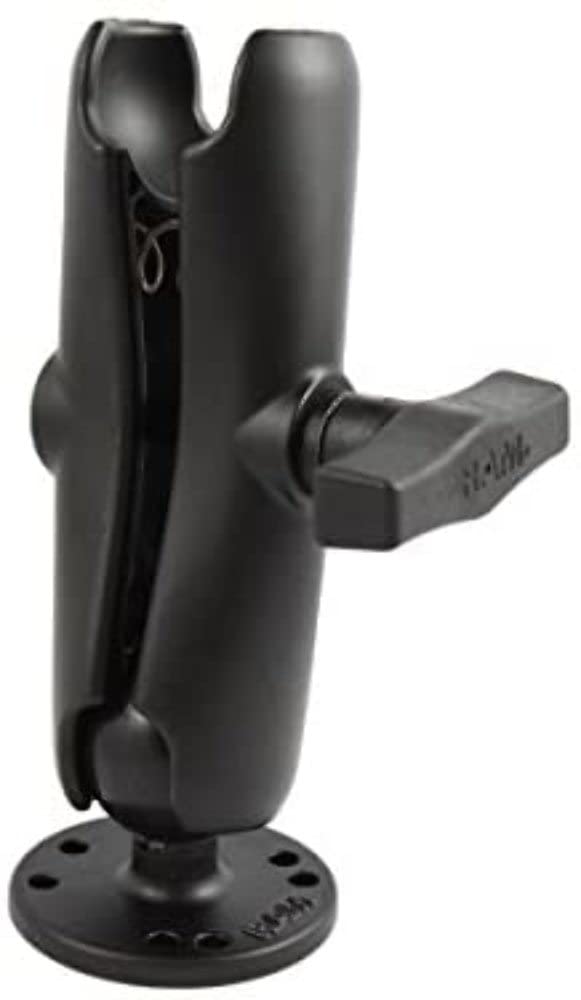 RAM Mount RAM-B-103U Kit Fissaggio Con Braccio A Doppia Presa E Base Rotonda Da 6,3 Cm Per Sfere Da 2,5 Cm - 5