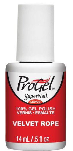 Supernail Progel Nail Lacquer, Velvet Rope, 0.5 Fluid Ounce