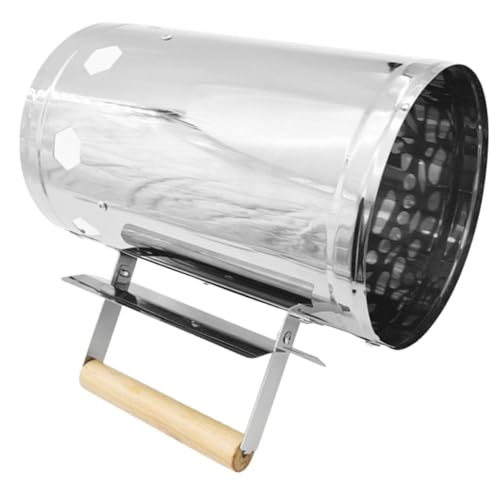 UKCOCO Secchio per Impugnatura Termica Isolante Design per Aria per Barbecue all Aperto e Accensione Rapida