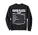 Assiettes en carton pour Noël - Données nutritionnelles Sweatshirt