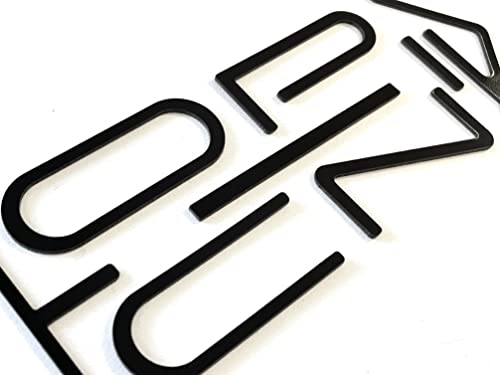 Glossy Black Tailgate ABS Plastic Letters for Pontiac Firebird/Trans AM