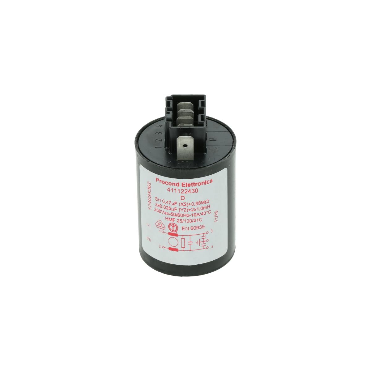 Filtro antiparasitario original Lavadora, Lavadora 1240343622 AEG