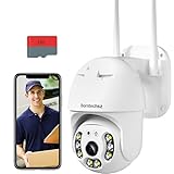 Auto Tracking WiFi IP Camera Pan Tilt Security Camera, 3MP 2K Dome Surveillance Cam, Two Way Audio...