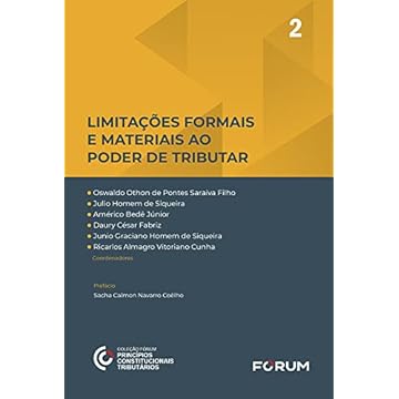 Capa do livro Limitações Formais e Materiais ao Poder de Tributar