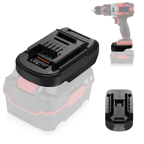 PAR20EIN Adapter für Parkside auf Einhell Akku-Konverter für Parkside 20V XTeam Akku auf für Einhell PXC 18V Elektrowerkzeuge(nur Adapter)