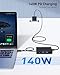 Cable Matters 8-in-1 USB C Hub Multiport Adapter with Dual 4K@60Hz HDMI, 140W PD Charging, Gigabit Ethernet, 10Gbps Data Transfer: 2X USB-C & 1x USBA 3.2 Ports (Support ONE External Display on MacOS)