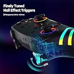 MYSTILUCK Wireless Pro Controller for Switch/Switch 2/Lite/OLED/PC, Gamepad with 7 Color-Changing RGB Lighting/Dual Vibration/6-Axis Gyroscope/Turbo, Ergonomically Designed Precise Joystick - Image 3