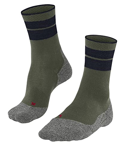 FALKE Men's TK Stabilizing Hiking Socks, Green (Herb 7756), 10.5-11.5