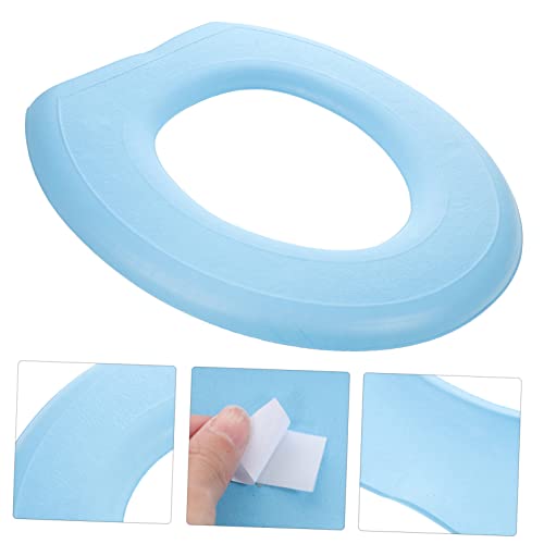 Toyvian 2 Stücke Toilettensitzkissen Sitzwärmer Badezimmerkissen Pad Toilettensitze Matte Toilettenringkissen Badezimmerzubehör Winter Toilettenabdeckung Badezimmer Gepolsterte – Bild 3