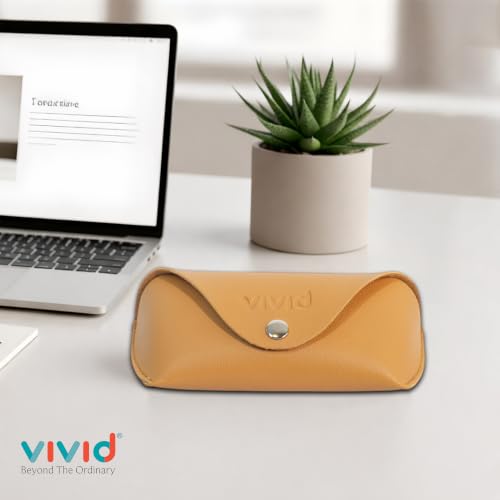 Image of VIVID Unisex Specs Snap Button Eyewear Dabbi Faux Leather Soft Case Cover