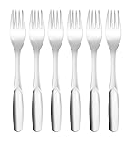  Hackman Savonia Menügabel, 6er Set, Speisegabel, Gabel, Besteck, Edelstahl, L 19 cm, 1009201