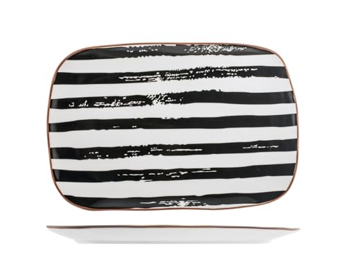 Piatti rettangolari avana H&h assiette rectangulaire 27x18cm table moderne - 3