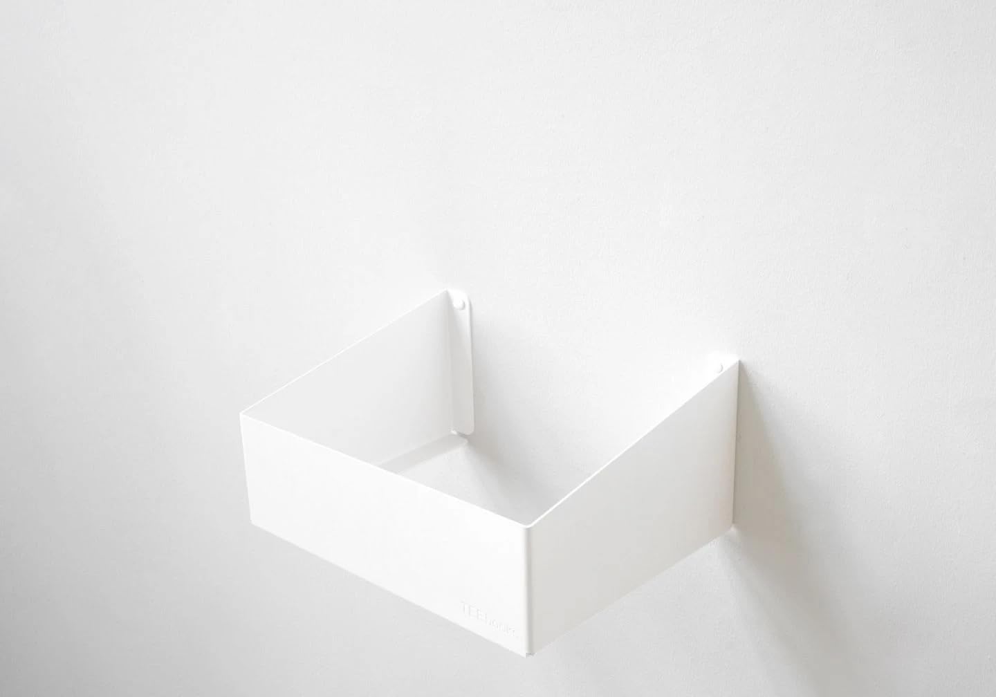 TEEbooks - Mensola per Vinili 32 cm Bianca | Porta Vinili da Parete | Design Minimalista | Made in Italy