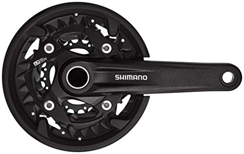 Pédalier Shimano FC-MT500 3x10-vitesses noir 170 mm avec technologie de transmission fluide