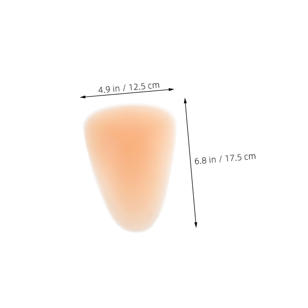 Abaodam Ginocchiere in Silicone Beige 4 Pezzi per Pattinaggio e Snowboard Design Ergonomico e Facile da Indossare, Protezione per Ginocchia in Attività All'aperto