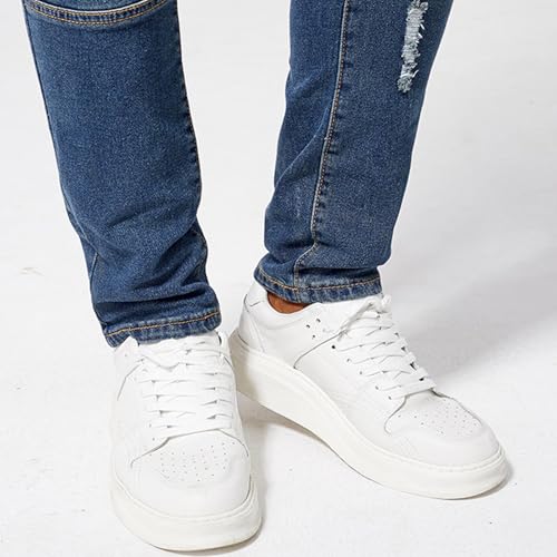 Denim Pants Men Vintage Classic Ripped Slim Tapered Jeans Travel Motorcycle Utility Stretch Joggers Street Wear4