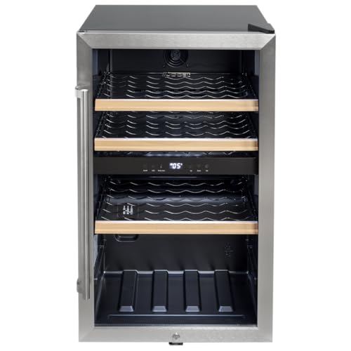 Jocel Vinoteca JCAV003621, 116 Litros, capacidad 49 botellas, Clase eficiencia G, Color Negra