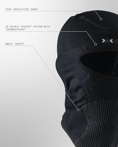 Masque d'hiver X-Bionic Stormcap Eye 4.0 cagoule haute performance