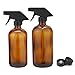 Produktbild Heqianqian Sprühflasche Braunglas Sprühflaschen Sprayer Auslöser for Aromaspender 250/500 ML Für Reisen, Putzen, Gartenarbeit (Color : Amber, Size : 250ml)