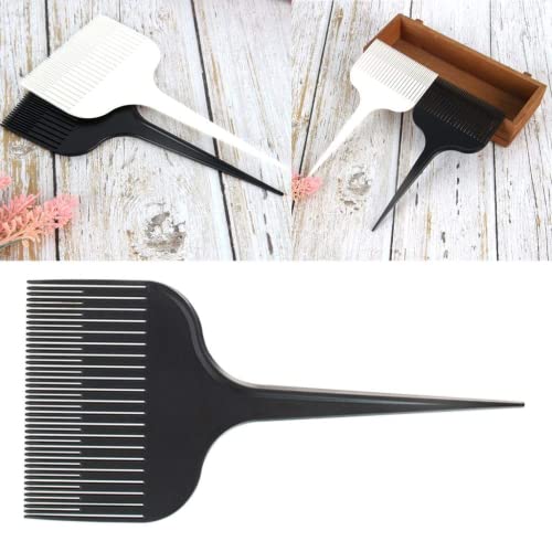zalati Styling Hair Combs Styling Coloring Beauty Salon Weaving A Highlight Comb Cuts - Black - Image 2