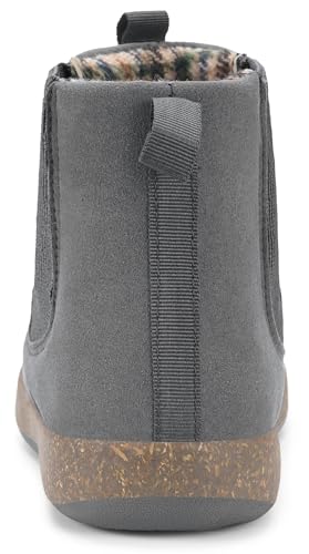 Image of Womens Mens Chelsea Boots Minimalist Winter Snow Boots Wide Width Ankle Booties with Arch Support Slip-on Short Boot Shoes