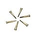Guitar Bridge Pins 6pcs Brass Endpin 6 String Pegs Gold Pins Acoustic Guitar Replacement Parts - Leomanor