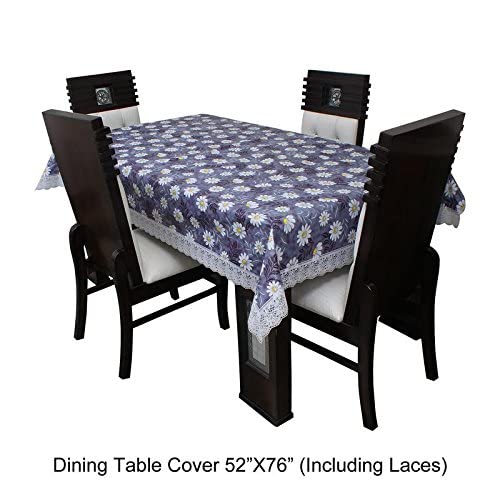 DREAM CARE Designer Waterproof 4 Seater Dining Table Cover, 52x76 inches, Multicolor 1