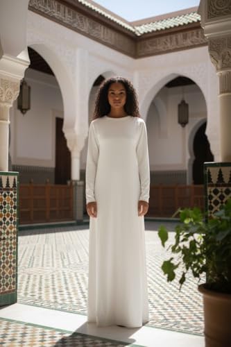 فستان أساسي بأكمام طويلة لجميع الأنشطة للنساء والبنات.