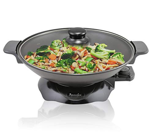Continental Electric Chef Electric Wok, 4.5 Quart, Black - Thumbnail 2