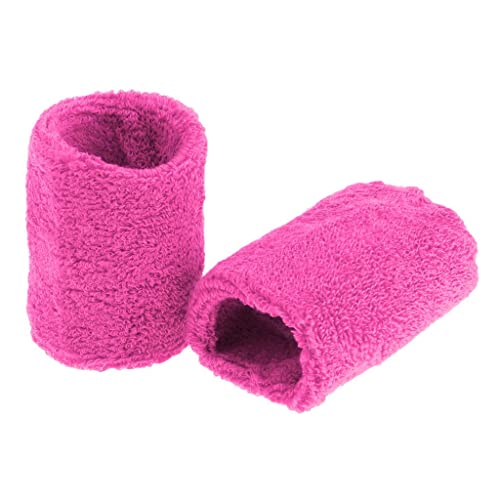 Enakshi Sports Basketball Badminton Unisex Cotton Sweatbands Wristbands Pink Sporting Goods | Outdoor Sports | Skateboarding & Longboarding | Clothing, Shoes & Accessories | Protective Gear