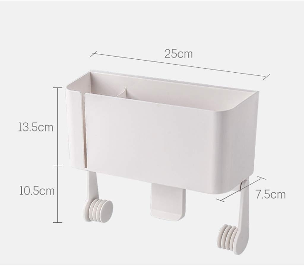 Bathroom Wall-Mounted Paper Holder Household Towel Rack Free Punching Multi-Function