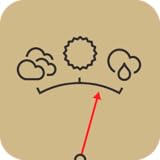 Feuchtigkeit Analog Weather Station
