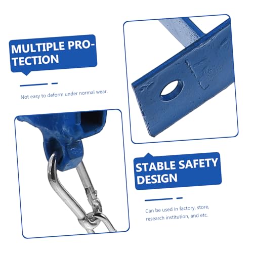 Support bouteille de gaz anti-basculement fixation fer murale - 8