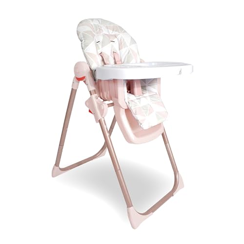My Babiie MBHC8 Highchair, Rose Gold