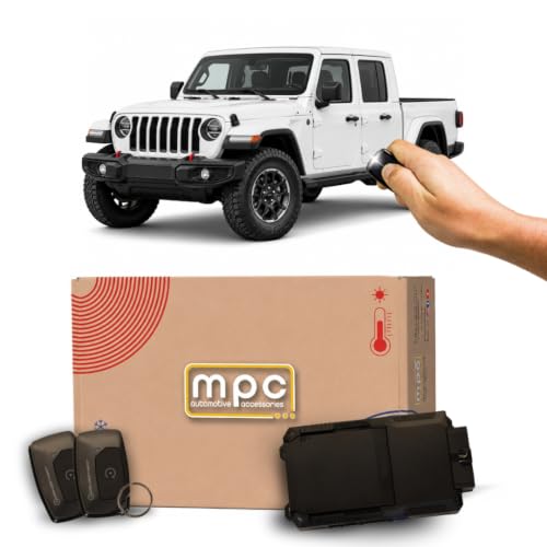 Image of MPC Remote Start Compatible with Jeep Wrangler 2018-2026, Gladiator 2020-2026 || 100% Plug N Play || Includes 2 Remotes - Up to 1,500 ft || USA Tech Support