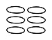 (6) Eureka Round Vacuum Belt 30563B - NEW